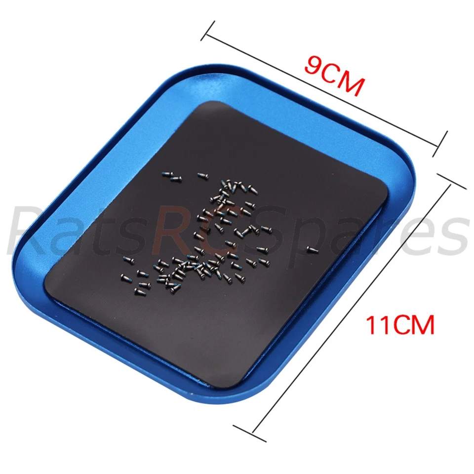 Aluminium Magnetic Screw Holder Tray Mat Pad Tool Repair For RC Cars Planes - UK - Image 3 of 4