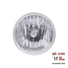 7-inch Halogen Crystal Headlight w/10 Amber LED Position Lights, Multi