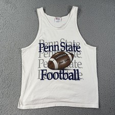 Vintage Penn State Nittany Lions Shirt Mens Large NCAA Football Tank Top 90s