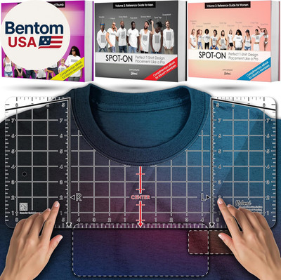 (Upgraded - XL Size) Tshirt Ruler Guide Vinyl Alignment - Shirt Measurement Tool