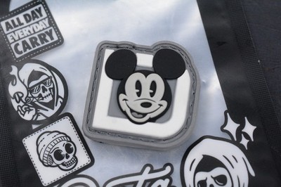 RARE Data Crew Disney Mickey Gray RE Patch Re TAD PDW Playge