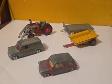 Selection of Corgi Toys For Restoration, Massey Tractor, Austin Mini Van Etc 