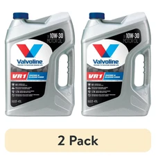 (2 pack) Valvoline VR1 Racing 10W-30 Motor Oil 5 QT