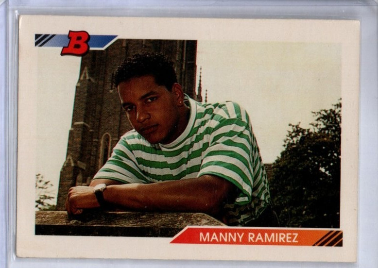 1992 Bowman Baseball Manny Ramirez Rookie Card #532 - Indians