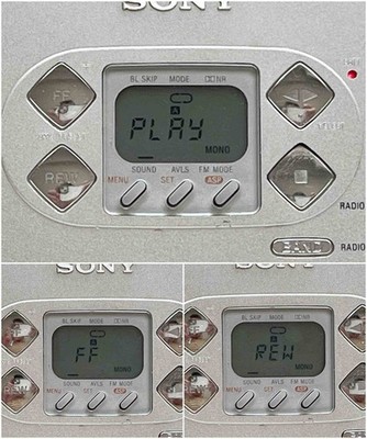 SONY WM-FX833 1997 Walkman Vintage Radio Cassette Player Made in