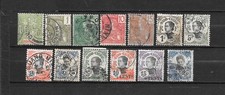 INDOCINA INDOCHINE colonie francesi 13 USATI  1900 1904 1908 1919 lotto