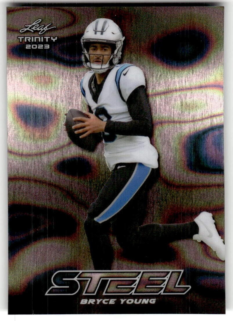 2023 Leaf Trinity Bryce Young Steel Silver Lava #S-16