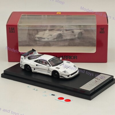 STREET WARRIOR SW 1/64 LBWK F40 White Diecast Models Car Limited