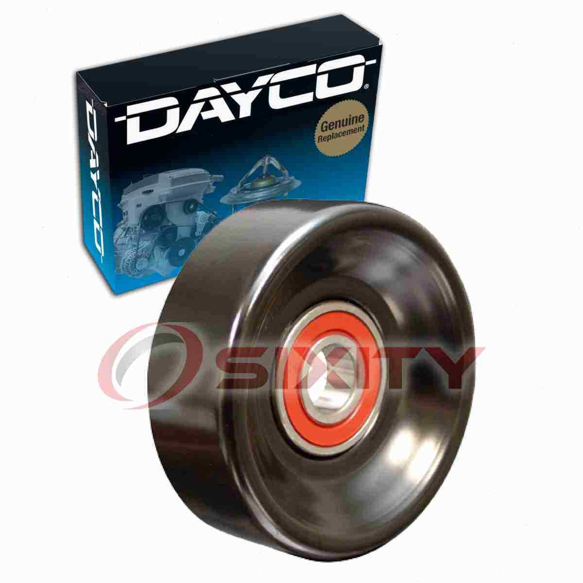 Dayco Drive Belt Idler Pulley for 2002 Ford E-150 Econoline 5.4L V8 Engine gg