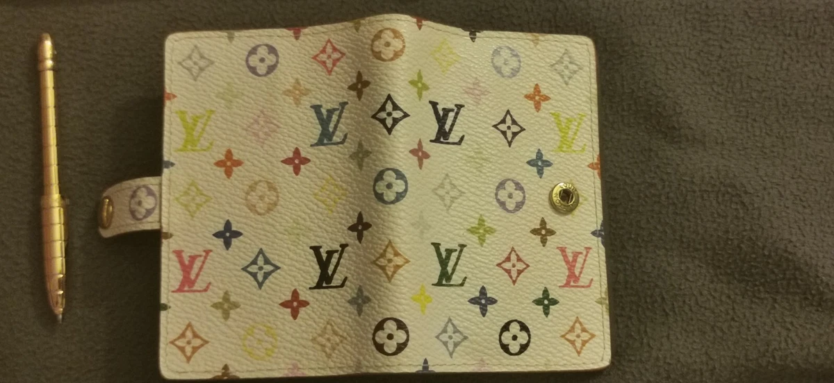 Cartera agenda tarjetero Murakami + bolígrafo Louis Vuitton.