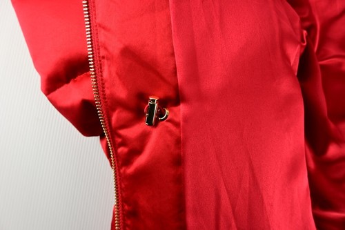 Lauren Ralph Lauren Stand Collar Down Puffer Jacket Red Size - XXS - Picture 7 of 10