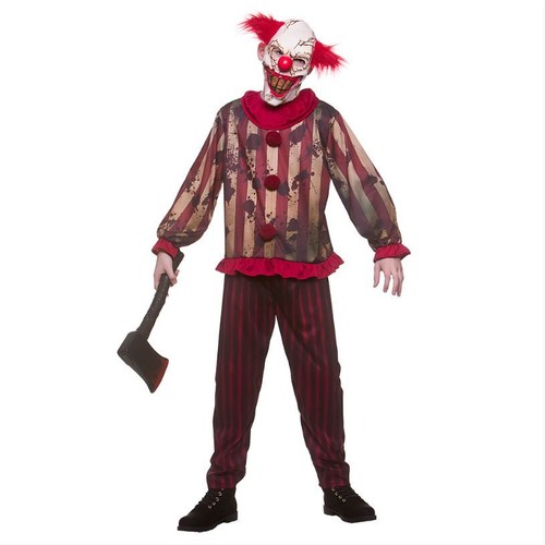 CLOWN VINTAGE Halloween Fantasy Abito Costume Famiglia IT Pennywise Adulto Bambino - Foto 5 di 9