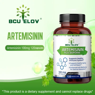 BCUELOV Estratto di Artemisia annua - Artemisia argyi 100mg -30to 120 capsule