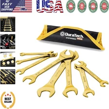 Durable 8-Piece Titanium Wrench Set - Super-Thin for Tight Spaces & Easy Carry