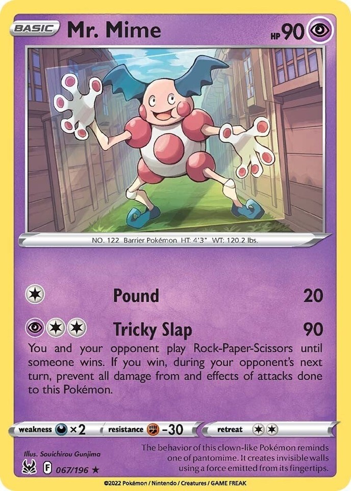 Mr. Mime 067/196 Swsh11: Lost Origin - 1 of 1