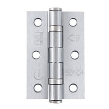 Eclipse Door Hinges Ball Bearing Grade 7 Fire Doors 3 inch 75mm 1 Pair & Screws