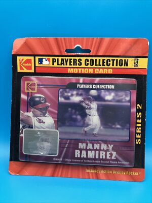 Manny Ramirez Indians Motion Card 2000 SEALED