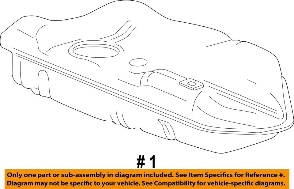Used Fuel Tank fits: 2001 Ford Taurus Grade A Foto 4 de 4