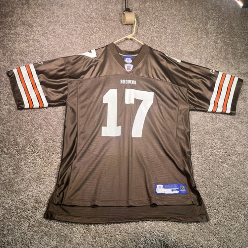 Cleveland Browns Braylon Edwards Jersey Men's XL Reebok On Field NFL #17