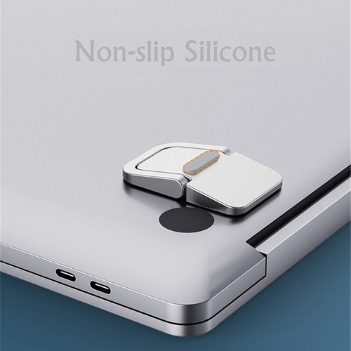 2pcs Laptop Stand for Computer Keyboard Stand Riser Zinc Alloy Laptop Holder - Afbeelding 3 van 14