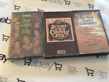 Country cassette tapes