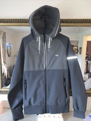 CREATIVE RECREATION “HOODED FULL ZIP TRACK TOP JACKET” size SMALL (Medium) 