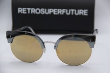 NEW RETROSUPERFUTURE T7V/3/J7/R SILVER MIRROR AUTHENTIC FRAMES SUNGLASSES 54-19