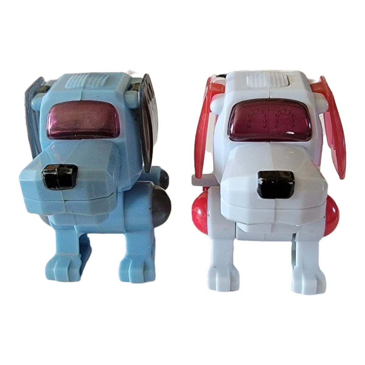 2000 Sega Poo Chi McDonalds Happy Meal Toy Tiger Electronics Robo Chi Blue Red