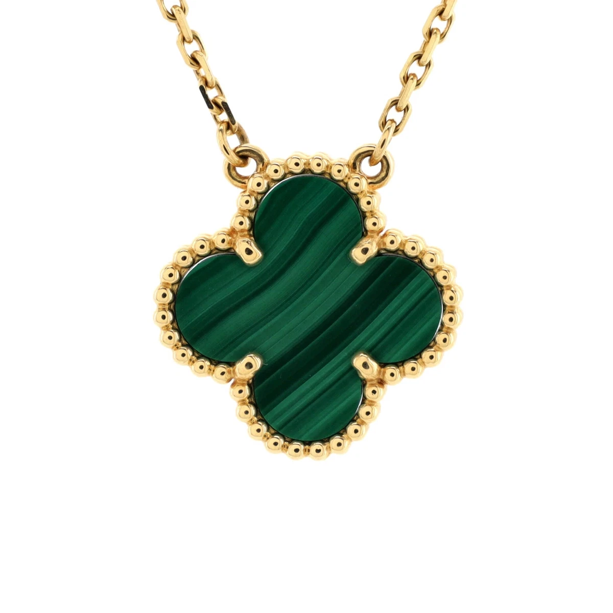 Van Cleef & Arpels Vintage Alhambra Pendant Necklace 18K