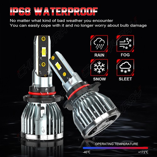 9005+H11 LED Headlights High Low Beam Bulbs For GMC Canyon Cab Pickup 2015-2022 - Picture 6 of 11