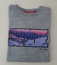 FW15 Supreme Summit L/S Top Heather Grau Langarm Tee M Medium Berge