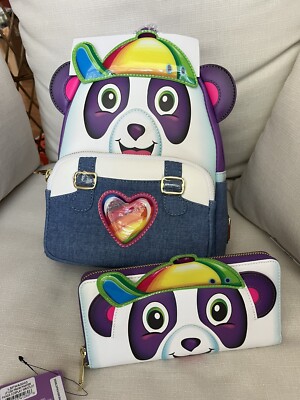Loungefly Lisa Frank Panda Painter Exclusive Mini Backpack 