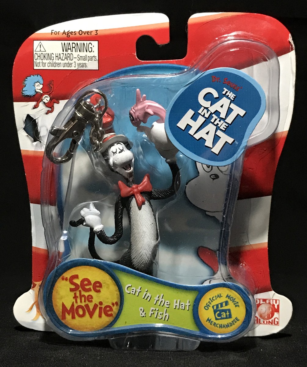 New - CAT IN THE HAT & FISH - CLIP-ON FRIENDS - Dr. Seuss BACKPACK