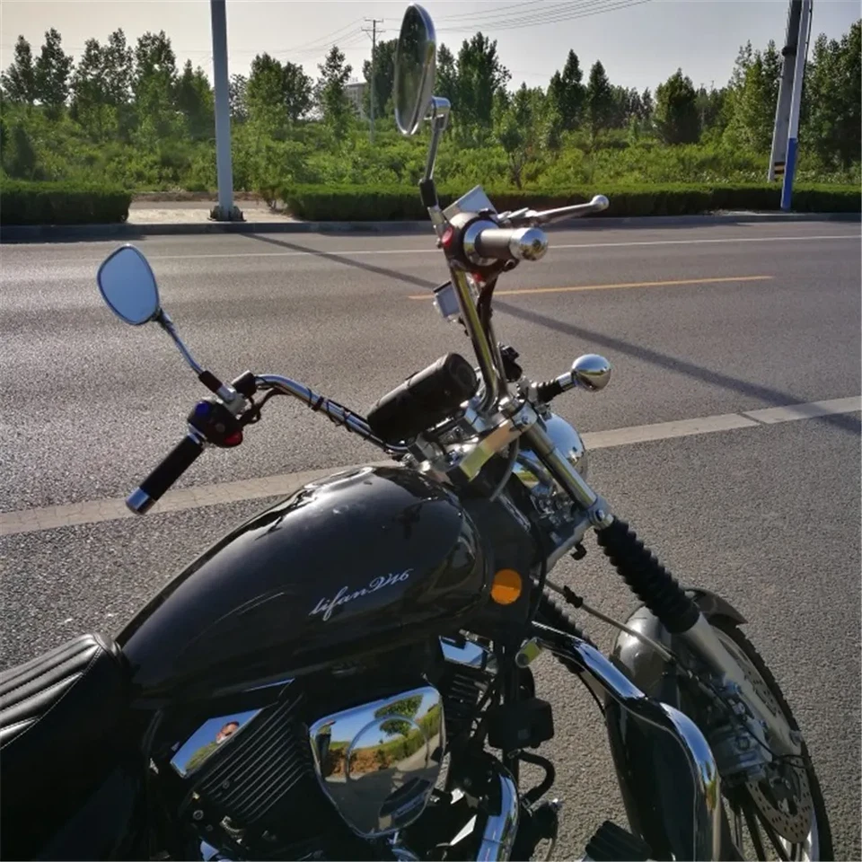 Motorcycle Super High 22mm Handlebars Bobber Chopper Softail Dyna Bike Cruiser - Image 3 of 3