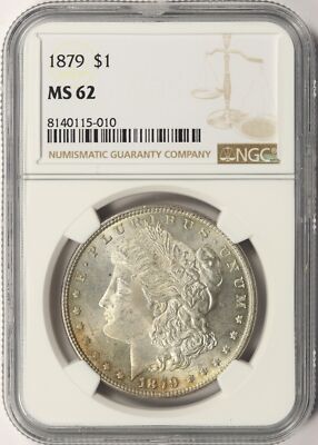 NGC AU D CLEANED 1879 アメリカ 1ドル モルガンダラー 1879 $1 Morgan Dollar NGC MS62 | eBay