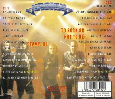 Krokus - Stampede / To Rock or not to be 2 CD Set + Bonustracks
