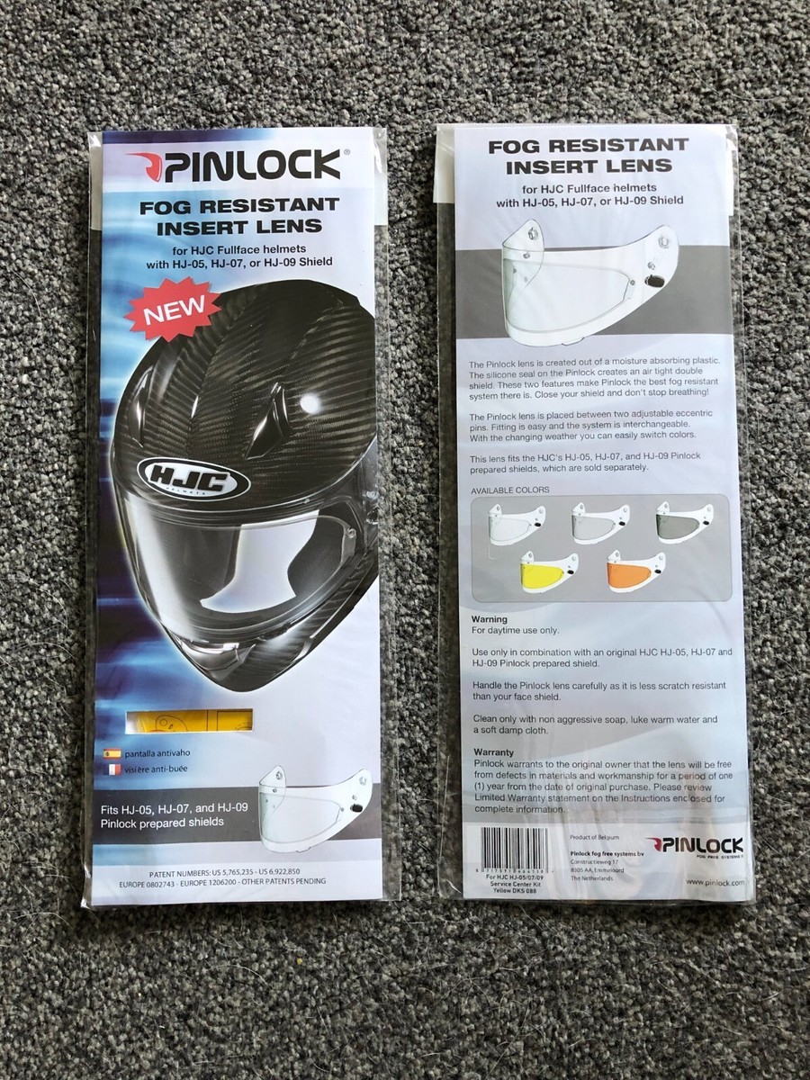 Pinlock Fog Resistant Insert Lens for HJC Full-Face Helmets HJ-05
