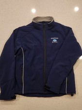 Clique Subaru Certified Cpo Navy Blue Jacket Womens Med. Poly Windbreaker