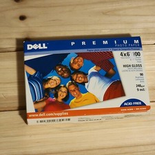 Dell Premium Photo Paper - 100 Sheets, High Gloss, 4 x 6, 90 Brightness