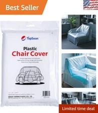 Tear-Resistant Heavy Duty Plastic Couch Covers - Ideal for Indoor & Outdoor Use