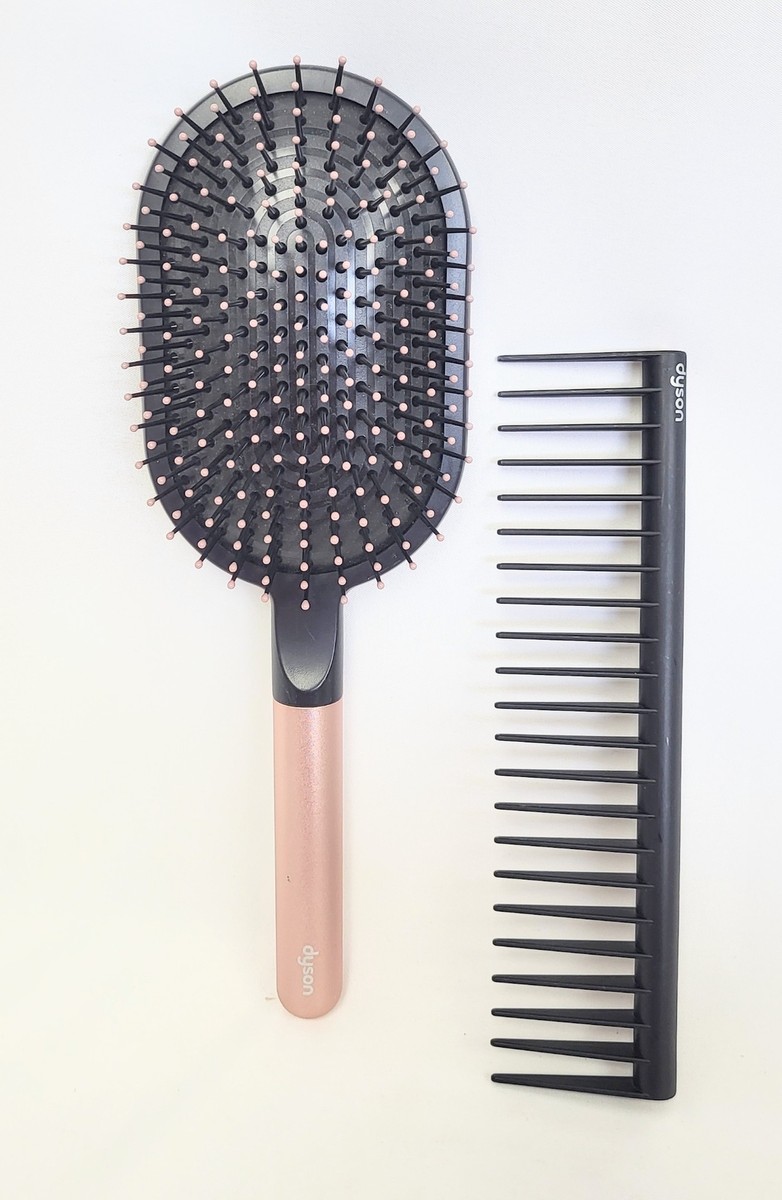DYSON Supersonic Detangling Comb and Paddle Brush Set PALE ROSE