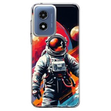 Funda Mundaze para Motorola Moto G 5G 2024 Astronauta Marte Pop Art