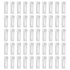50Pcs 5ml Plastic Sample Bottle Vial Storage Container for Laboratory Lab  Cont