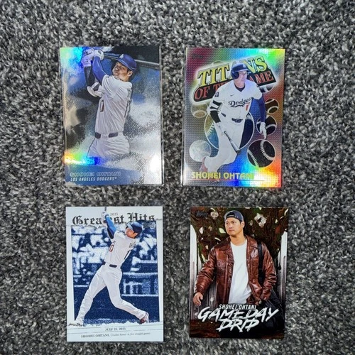 2026 Topps Series 1 - Shohei Ohtani - Los Angeles Dodgers- 4 Card Lot - Topps 75
