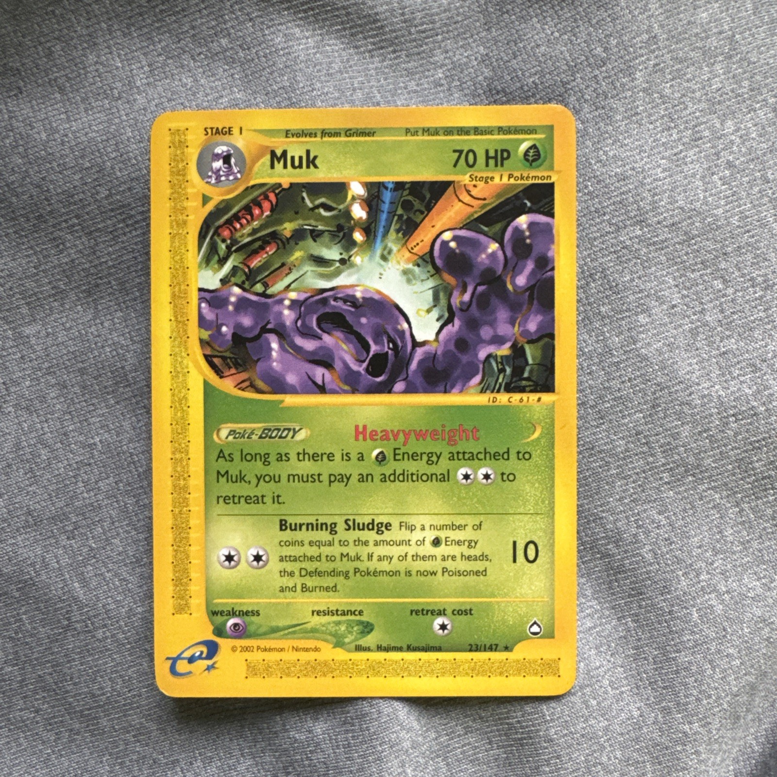 Pokemon Card - Muk Aquapolis 23 Rare