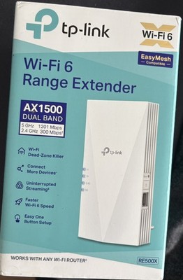 TP-Link RE500X(EU) WiFi 6 WLAN Verstärker/Repeater 1500 Mbit/s AX1500 Dual Band