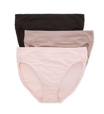 Warner's RT4403P No Pinching No Problems Hi Cut Panty - 3 Pack