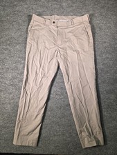Charles Tyrwhitt Pants Mens Sz 36W 30L Grey Slim Fit Stretch Chino Trousers