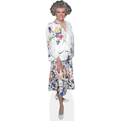 Phyllis Diller (Rock) lebensgroßer Ausschnitt