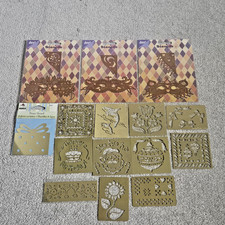 Brass Stencils Craft Bundle Nicole Stencils Birthday Celebration Christmas